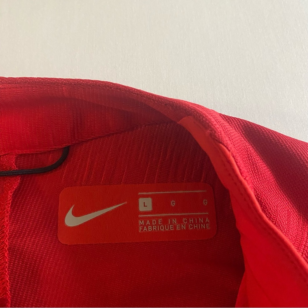 Nike USMNT Soccer Anthem Jacket Mens L SLIM Red Full Zip USA American Football - Picture 5 of 15